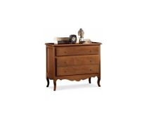 COMO' CASSETTONE PROVENZALE, IN LEGNO, NOCE ARTE POVERA