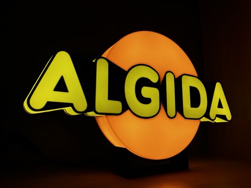Insegna targa luminosa algida