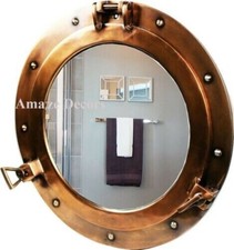 Antico oblò in alluminio 12"