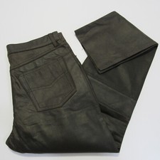 Jeans uomo pelle gamba dritta