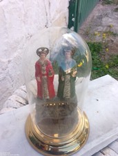 CAMPANA IN VETRO CON SANTI