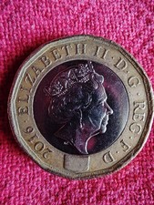 Moneta rara one pound sterlina  2016 