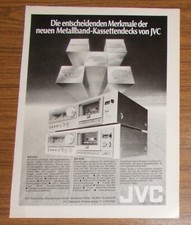 Rara Pubblicità Vintage JVC