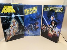 Vintage Star Wars Trilogy VHS Box Set CBS FOX Video Original 3 Movie Collection
