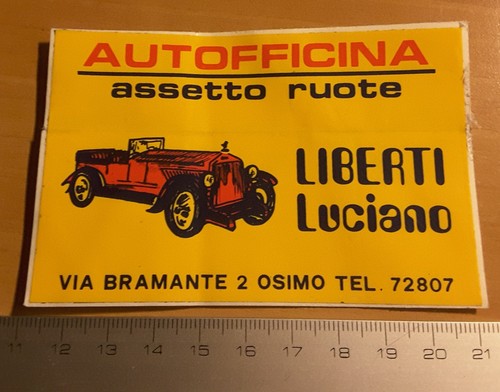 Adesivo sticker autofficina - adesivo,