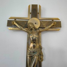  Large Gold Metal Crucifix