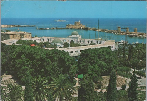 Vecchia cartolina postale rodi - cartolina,