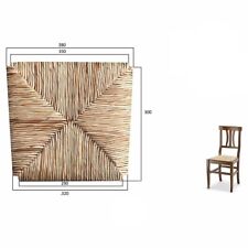 Ricambio per sedia in paglia di riso modello Arte povera.