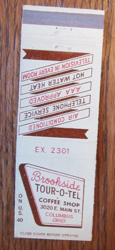Columbus ohio matchbook - columbus,,