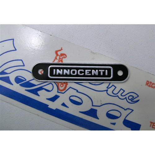Targhetta innocenti metallo - targhetta,