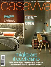 Rivista CASAVIVA - Gennaio 2011 - N. 448 -  Idee per arredare casa - Mondadori