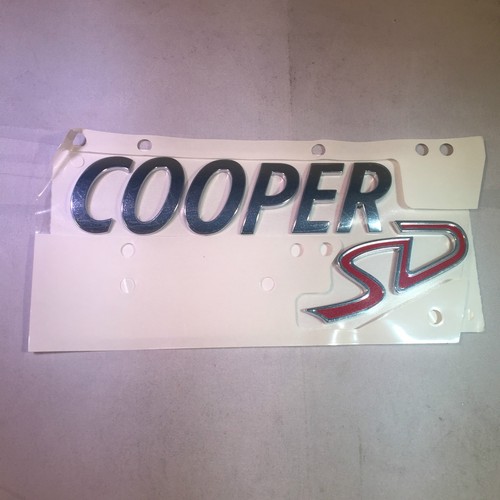 Mini cooper badge - cooper, sd