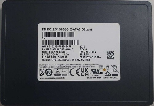 Lotto ssd mz7l3960hcjr - ssd, mz7l3960hcjr-00a07