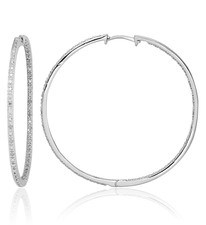 Orecchini a cerchio grandi in