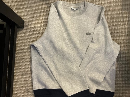 Lacoste felpa uomo grigio - uomo,