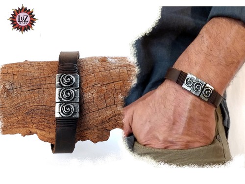 Bracciale uomo cuoio - in,