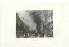 Stampa antica PARIGI PARIS