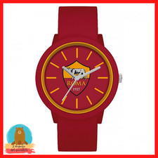 OROLOGIO AS ROMA movimento meccanismo al quarzo lowell uomo donna sportivo ROSSO