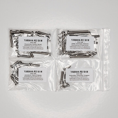 Yamaha 1978 1980 kit - m, 1978-1980