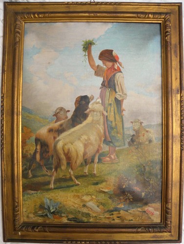 Scena pastorale montagna - pastorale,, in