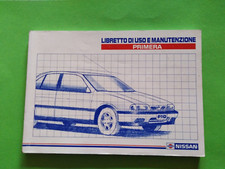 NISSAN PRIMERA  LIBRETTO USO MANUTENZIONE TESTO ITALIANO EDIZIONE 11/1990  (461)