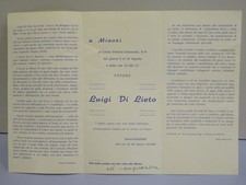 depliant presentazione quadri pittore LUIGI DI LIETO Minori Salerno Carotenuto a