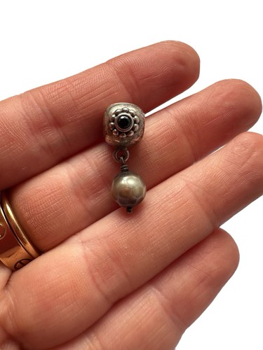 Charm pandora grigio perla - charm, di