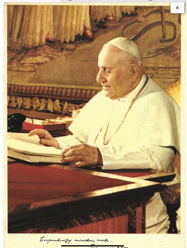 Cartolina anni foto papa - cartolina,
