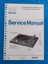 PHILIPS 22AF685 HiFi Record Player Giradischi SERVICE MANUAL ORIGINALE Schemario
