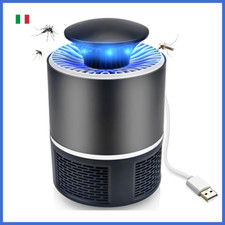 Zanzariera Elettrica Lampada Antizanzare USB Fulmina Insetti Portatile LED