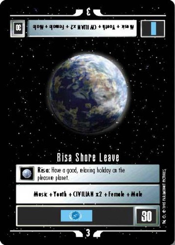Star trek ccg - trek, risa