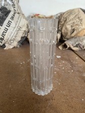 Vetro cilindrico , per lampada o lampadario vintage anni 70 Rif. VR10