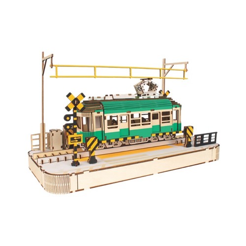 Wooden puzzle electric - wooden,