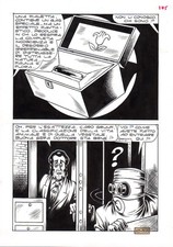 MAGNUS - Tavola originale  Alan Ford n. 47 " La minaccia di Aseptik " p. 105