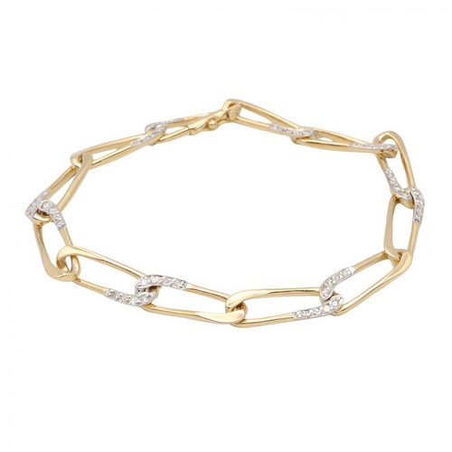 Bracciale catena diamanti