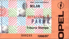 Biglietto stadio Milan Parma