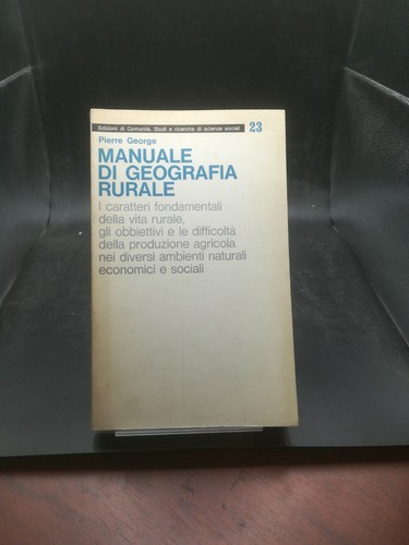 Manuale geografia rurale - manuale,