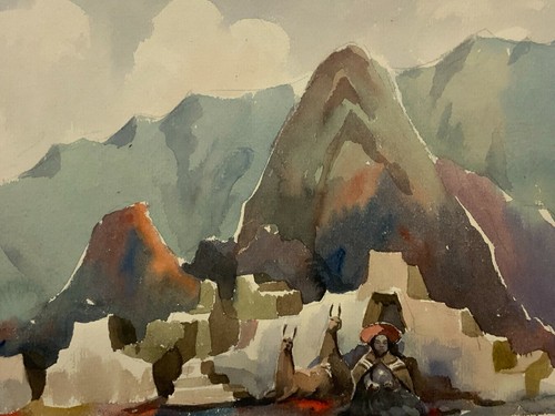 Acquerello paesaggio - acquerello,