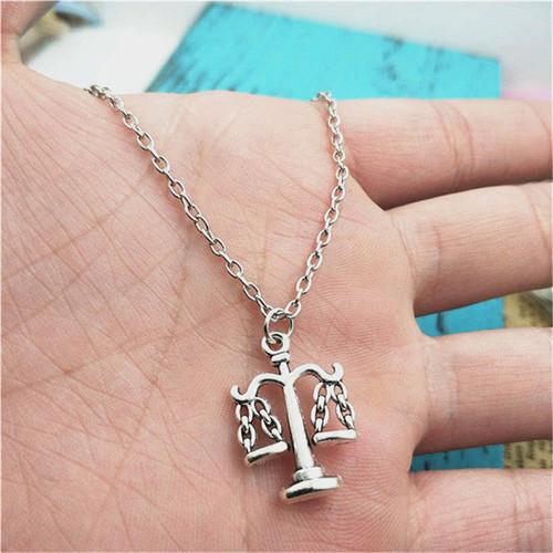 Collana bilancia argento segno - bilancia,