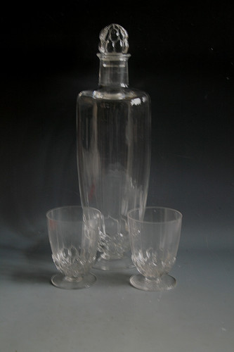 Decanter vetro art deco - decanter,
