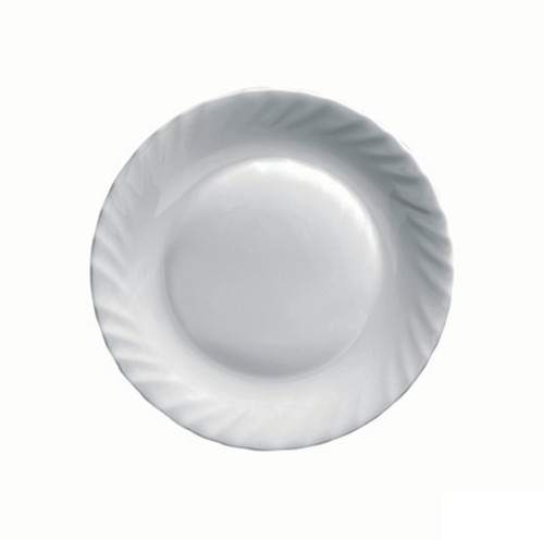 Piatto piano vetro - in, bianco