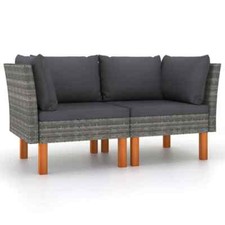 vidaXL Poltrone Angolari 2 pz