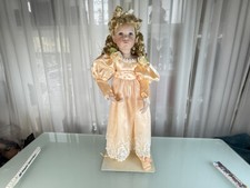 Bambola artistica Ute Kase Lepp bambola di porcellana da collezione 68 cm. Ot...