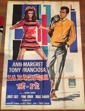 manifesto,4F Y,  La ragazza yè yè The Swinger 1965  Ann-Margret Franciosa Sidney