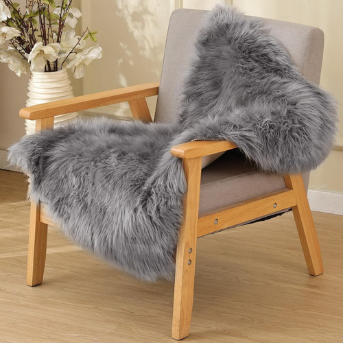 Tappeto peloso grau 60x90 - grau,