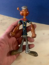VINTAGE PUPAZZO FLEXI FLEXY BRACCIO DI FERRO POPEYE KFS BRONCO 16 CM 1970s