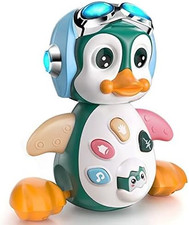 Giochi Musicali Bambini 1 Anno per Gattonare Con Musica E Luci, Pinguino per Neo