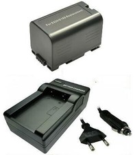 Set: Akku 1800mAh + Ladegerät für Panasonic NV-MX500 NV-MX500B NV-MX500EG 