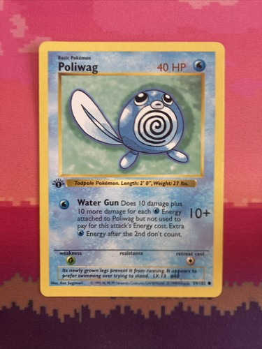 Pokemon card poliwag - pokemon,