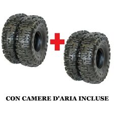 4 GOMME QUAD 13x5-6  (2) + 4.10-6 (2) PNEUMATICI RUOTA MINI QUAD + 4 CAMERE ARIA